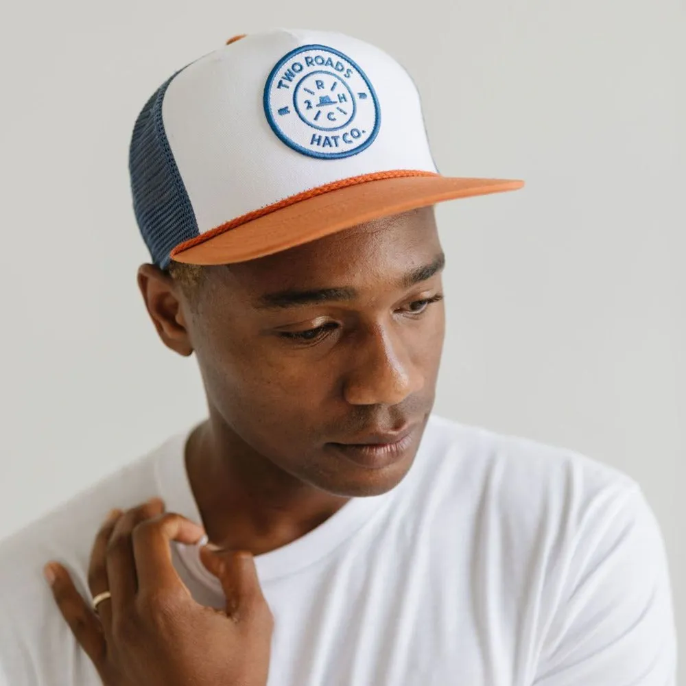 GREBE 5 PANEL MESH ROPE CAP sold by Two Roads Hat Co. product image thumbnail 3