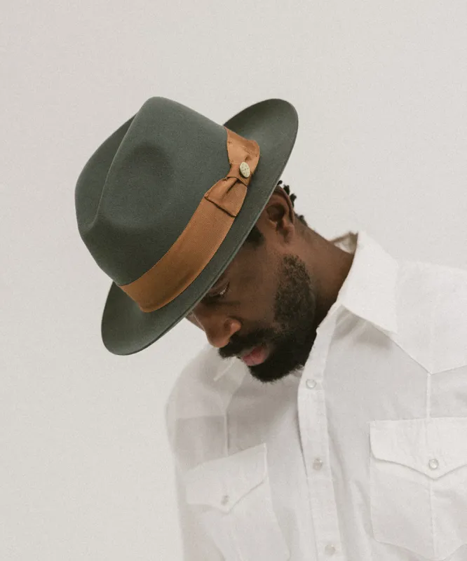 WICKER PARK FEDORA HAT made by Two Roads Hat Co.