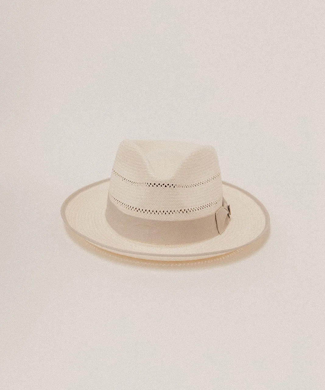 MONTAUK STRAW FEDORA HAT sold by Two Roads Hat Co. product image thumbnail 3