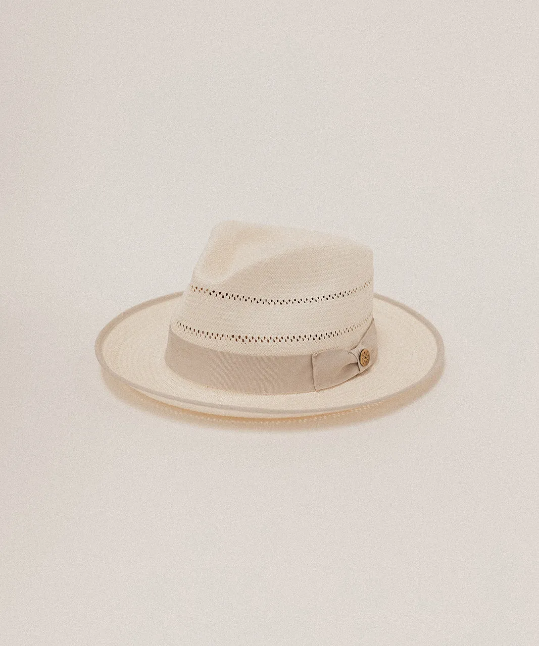 MONTAUK STRAW FEDORA HAT sold by Two Roads Hat Co. product image thumbnail 4