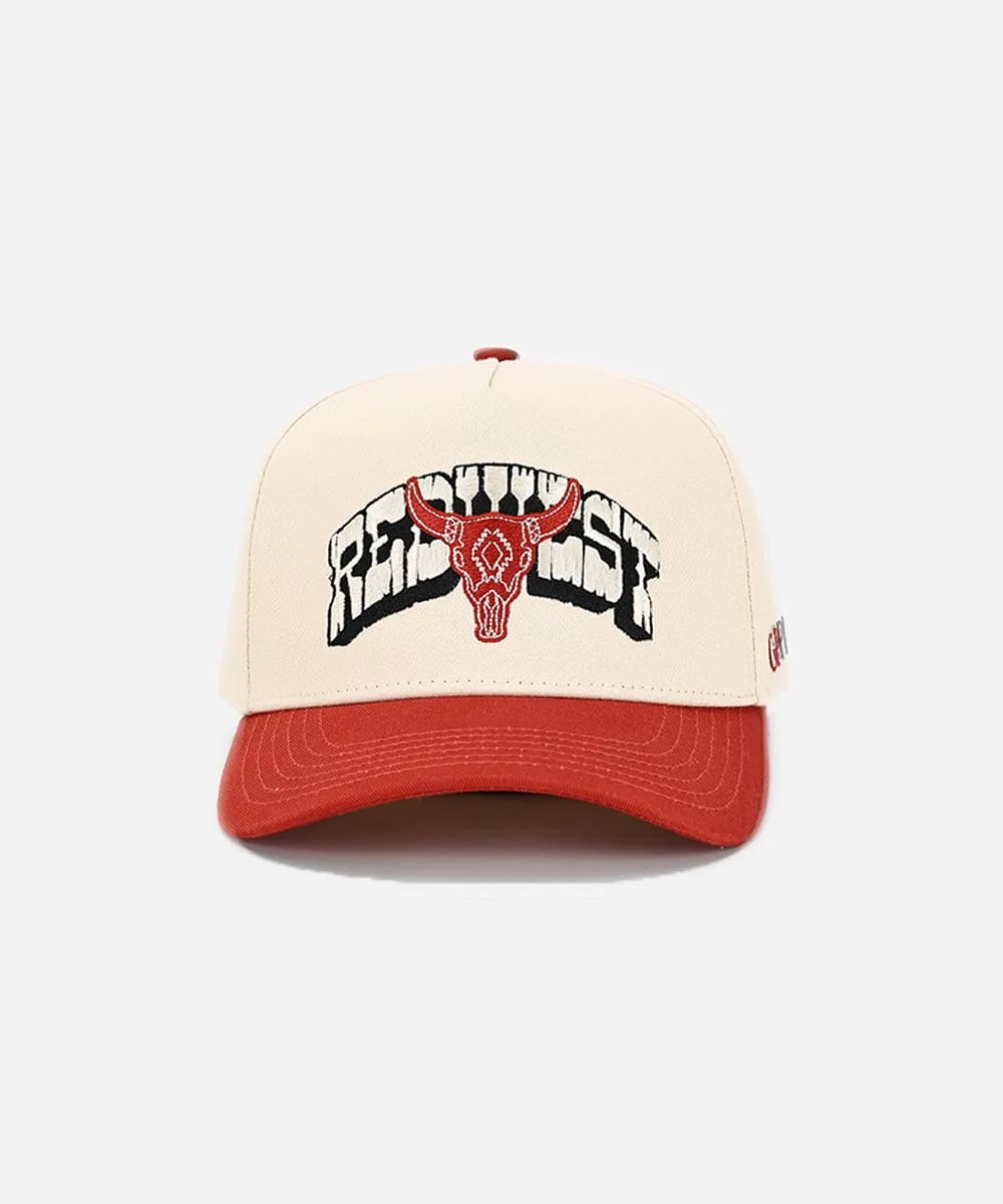 Redwest Skull Vintage Trucker sold by Two Roads Hat Co.