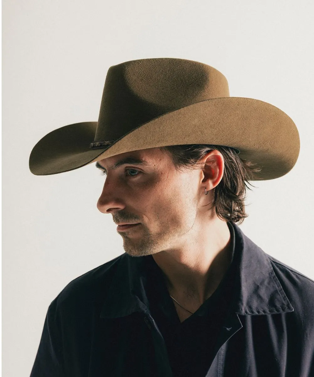 BLACKWATER PINCH-FRONT COWBOY HAT sold by Two Roads Hat Co. product image thumbnail 5