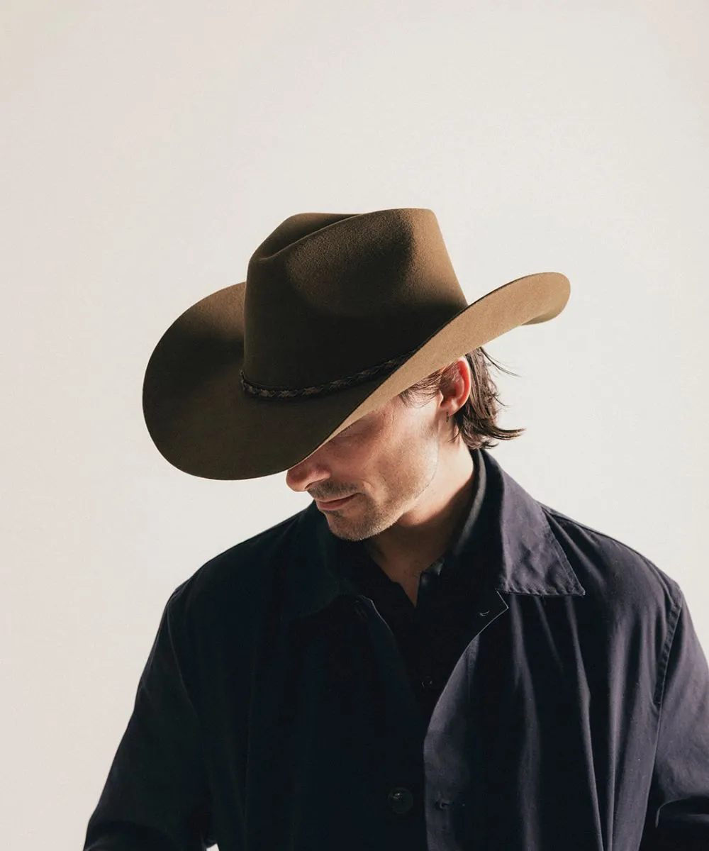 BLACKWATER PINCH-FRONT COWBOY HAT sold by Two Roads Hat Co. product image thumbnail 2