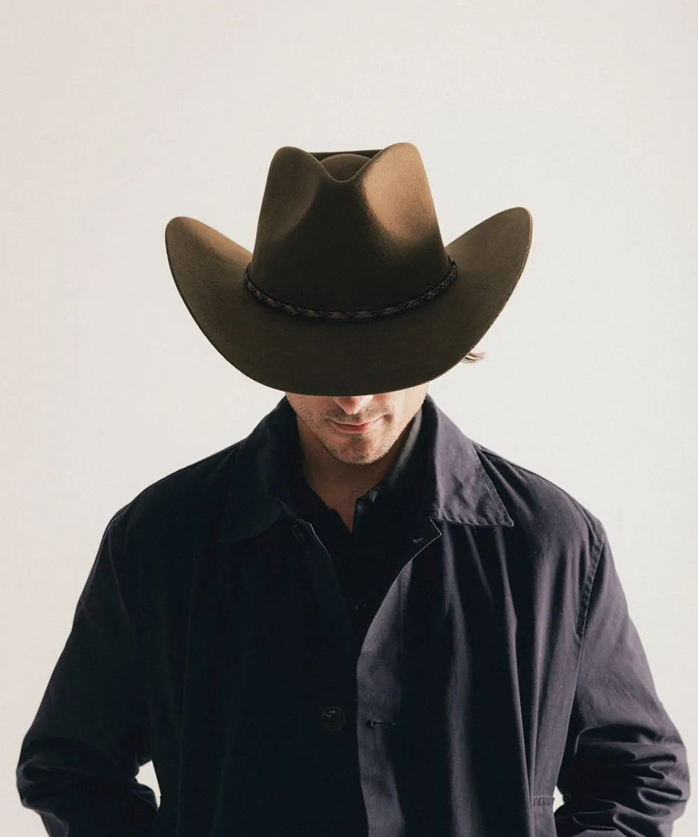 BLACKWATER PINCH-FRONT COWBOY HAT sold by Two Roads Hat Co. product image thumbnail 3