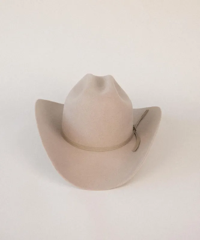 ROUND TOP CATTLEMAN CROWN WESTERN HAT made by Two Roads Hat Co.
