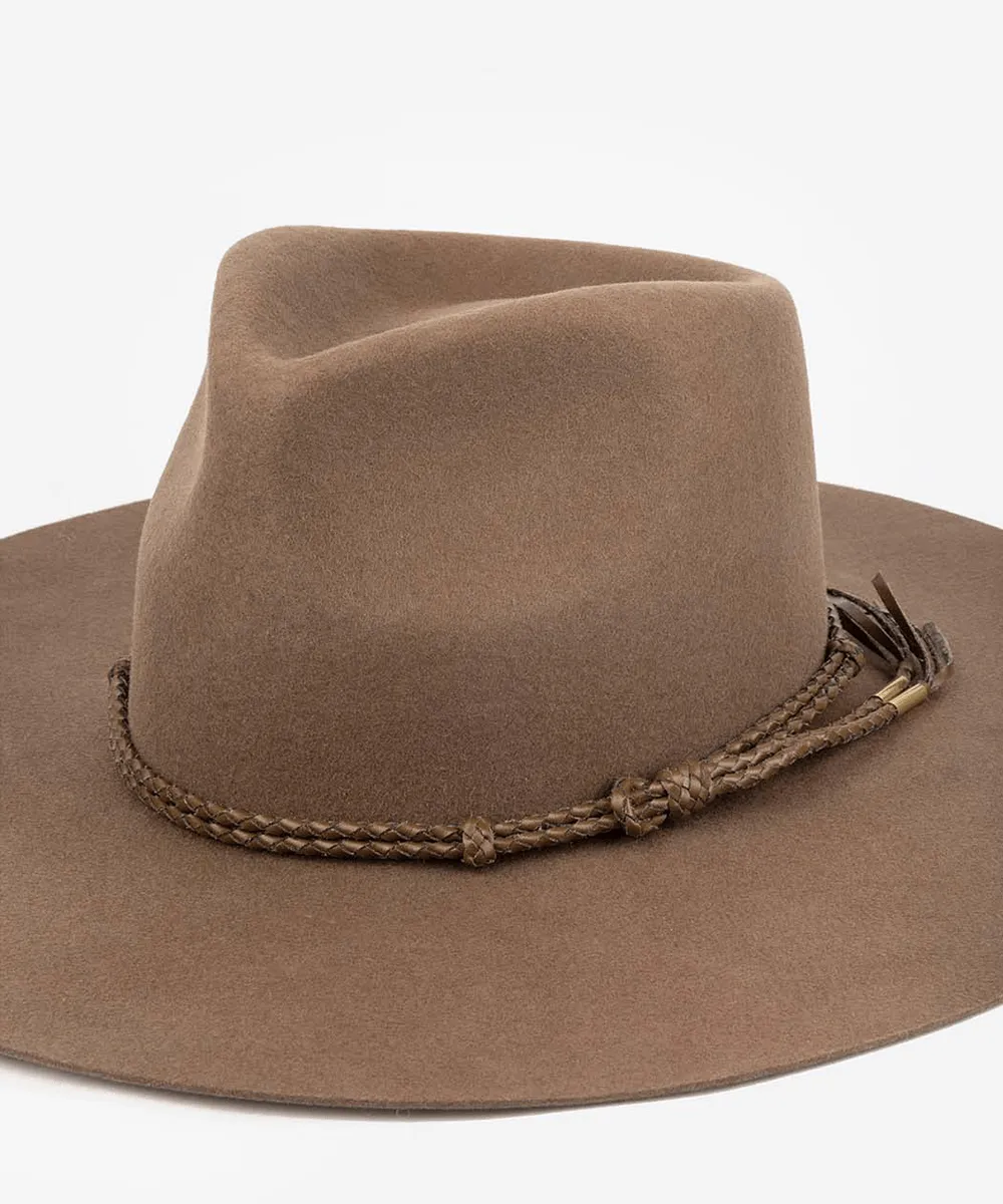 Lasso Braided Leather Hat Band sold by Two Roads Hat Co.