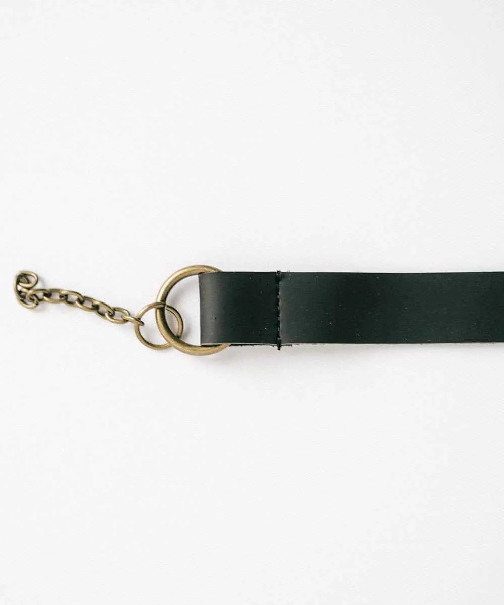 Leather Adjustable Chain Band sold by Two Roads Hat Co. product image thumbnail 3