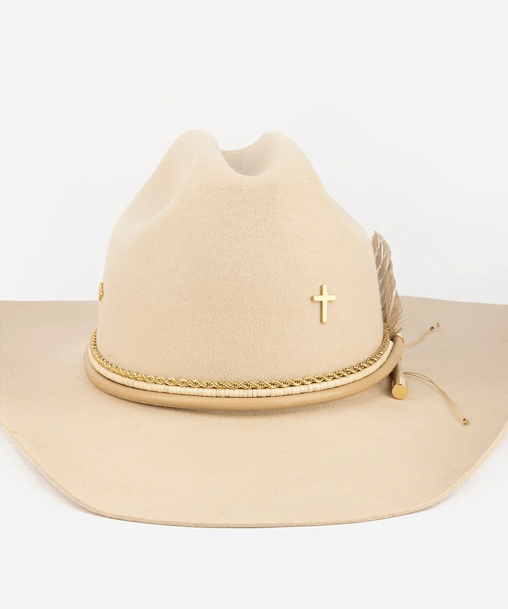 Cross Hat Pin sold by Two Roads Hat Co. product image thumbnail 2