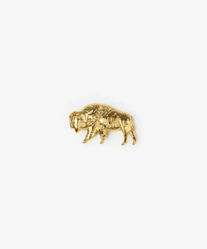 Buffalo Hat Pin sold by Two Roads Hat Co.