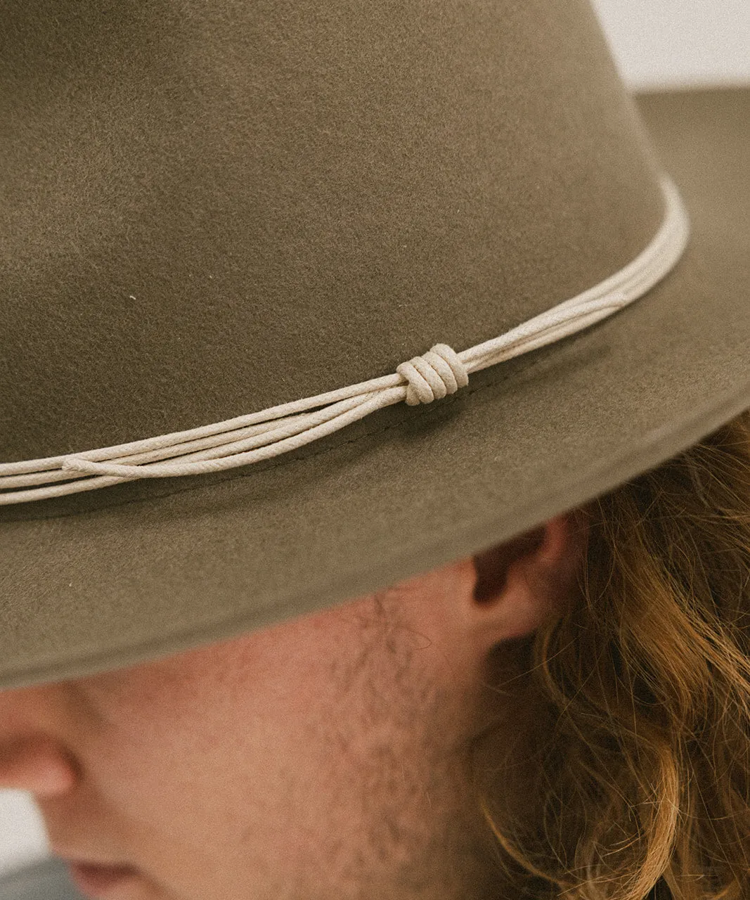 TRIPLE STRAND ROPE HAT BAND - CREAM sold by Two Roads Hat Co. product image thumbnail 3