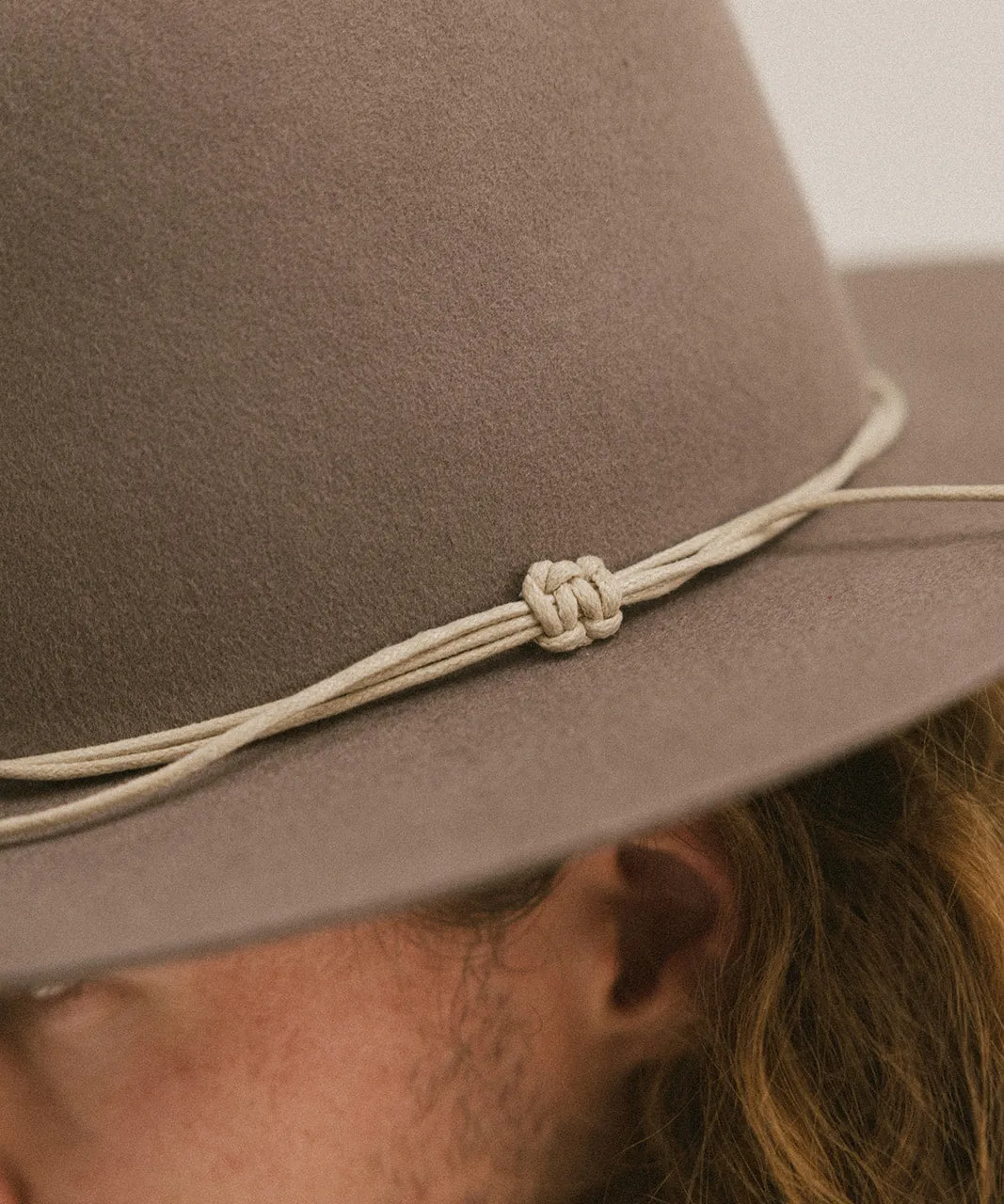 DOUBLE STRAND ROPE HAT BAND - TAN sold by Two Roads Hat Co. product image thumbnail 3
