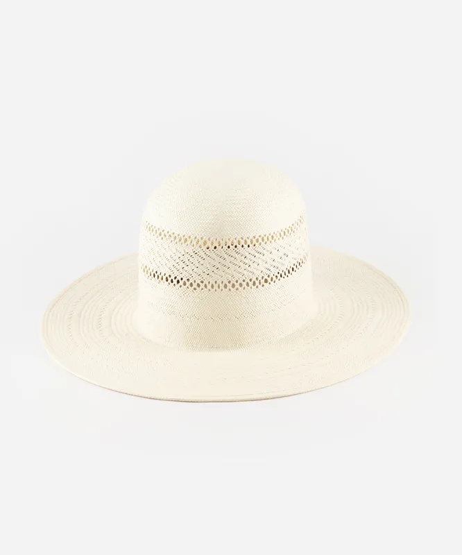 Monte Cristo Blank Open Crown Straw Hat made by Two Roads Hat Co.