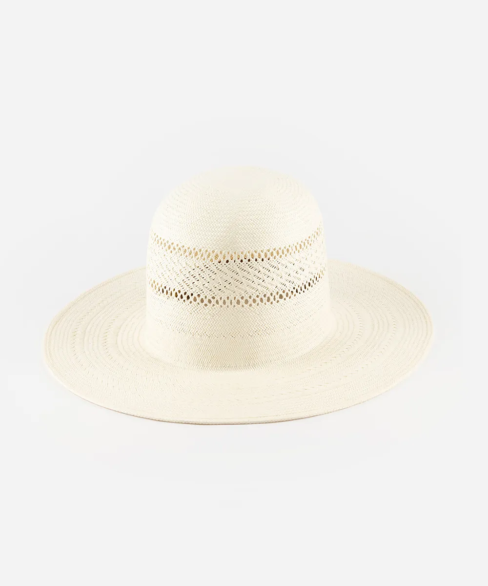 Monte Cristo Blank Open Crown Straw Hat sold by Two Roads Hat Co.
