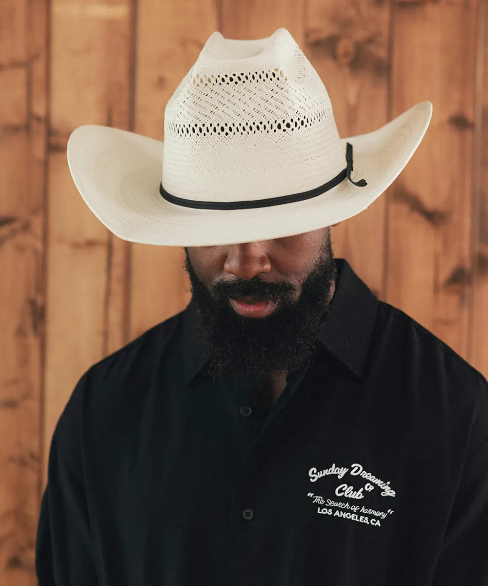 Monte Cristo Blank Open Crown Straw Hat sold by Two Roads Hat Co. product image thumbnail 3