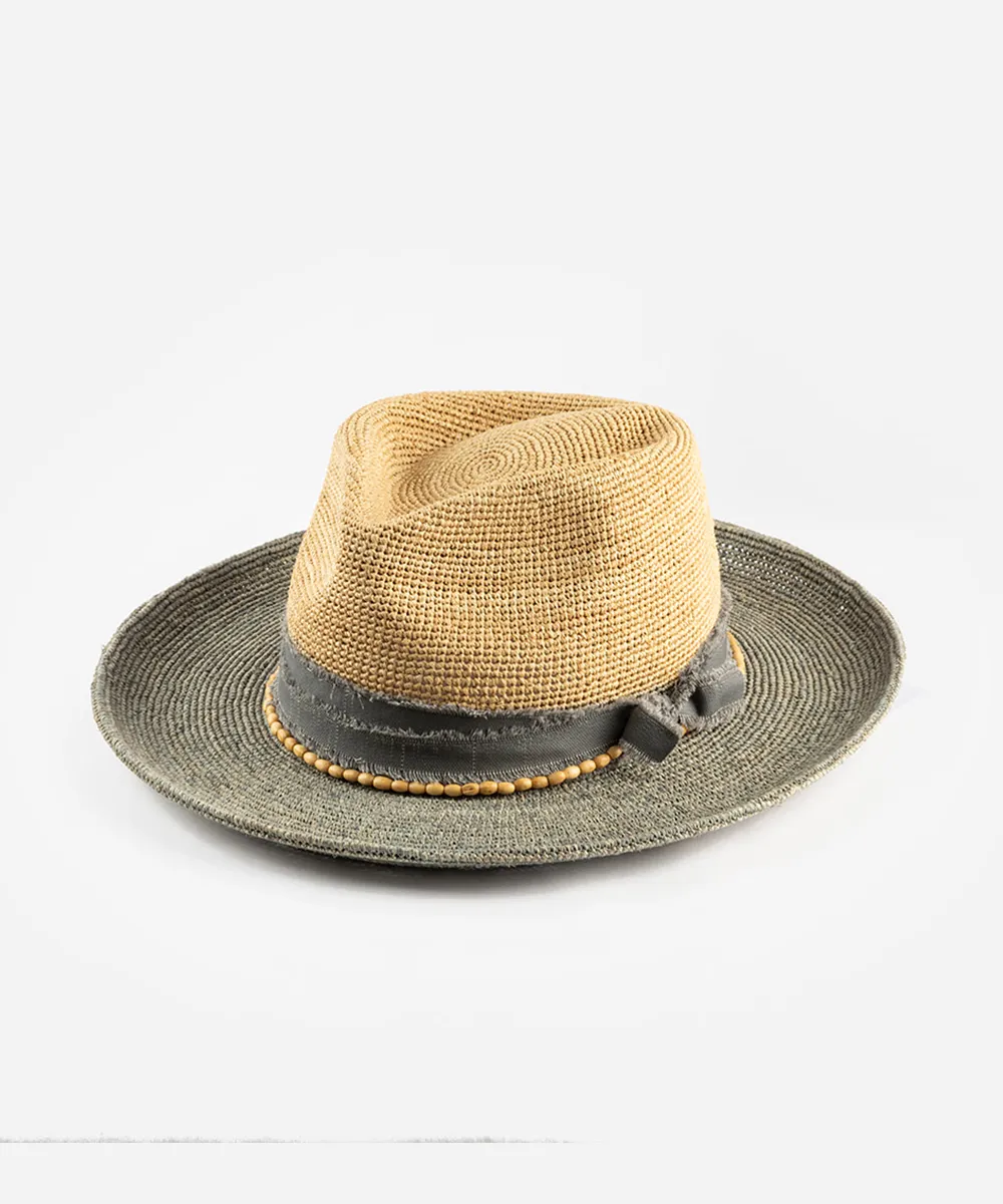 PORTO MARIE PACKABLE STRAW HAT sold by Two Roads Hat Co.