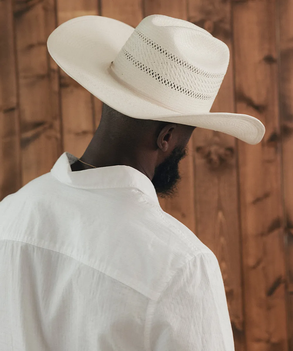 DRIFTWOOD STRAW COWBOY HAT sold by Two Roads Hat Co. product image thumbnail 5