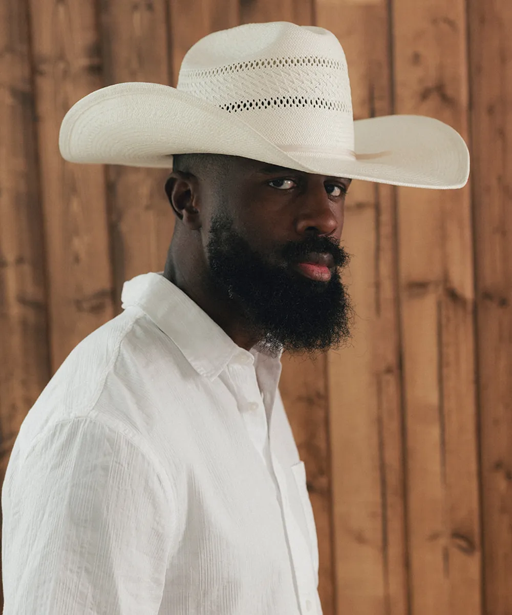 DRIFTWOOD STRAW COWBOY HAT sold by Two Roads Hat Co. product image thumbnail 2