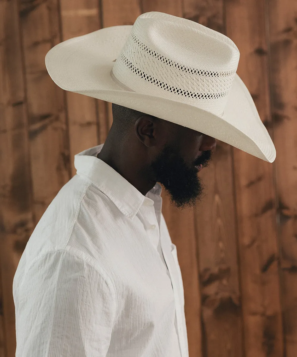 DRIFTWOOD STRAW COWBOY HAT sold by Two Roads Hat Co. product image thumbnail 4