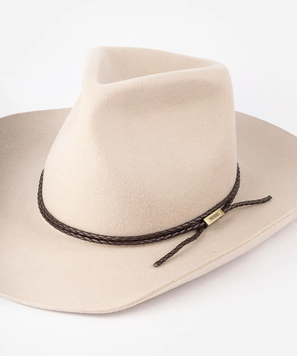 Braided Leather Hat Band sold by Two Roads Hat Co. product image thumbnail 4