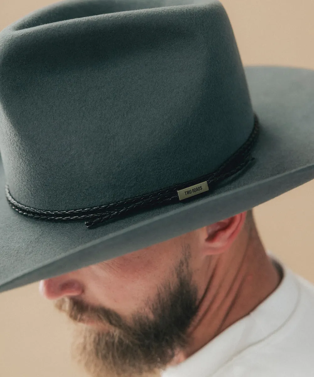 Braided Leather Hat Band sold by Two Roads Hat Co. product image thumbnail 3
