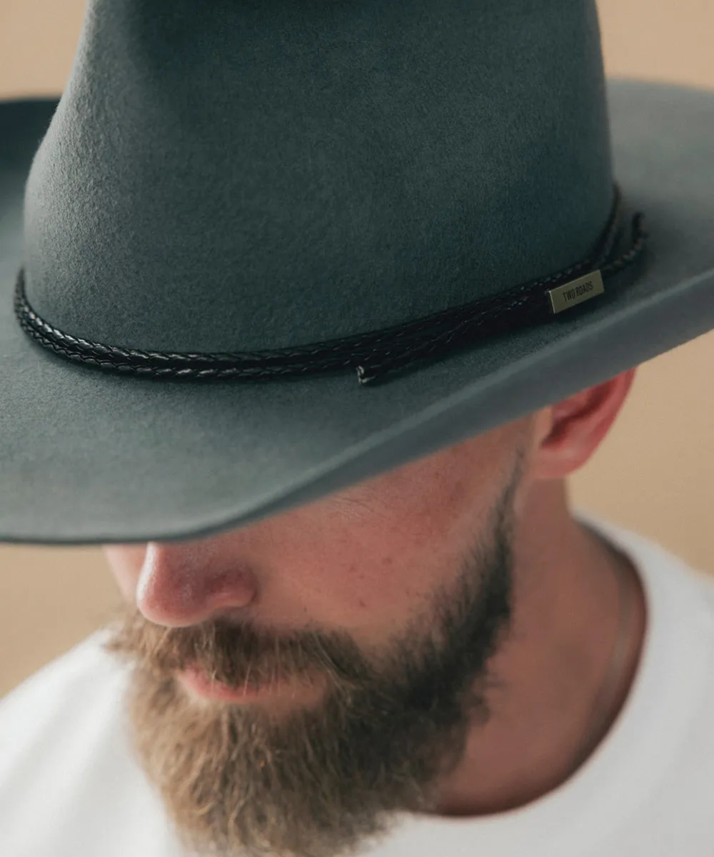Braided Leather Hat Band sold by Two Roads Hat Co. product image thumbnail 2