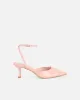Amalfi Pink Kitten Heels sold by Simmi London