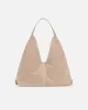 Isla Large Beige Faux Suede Shoulder Bag sold by Simmi London