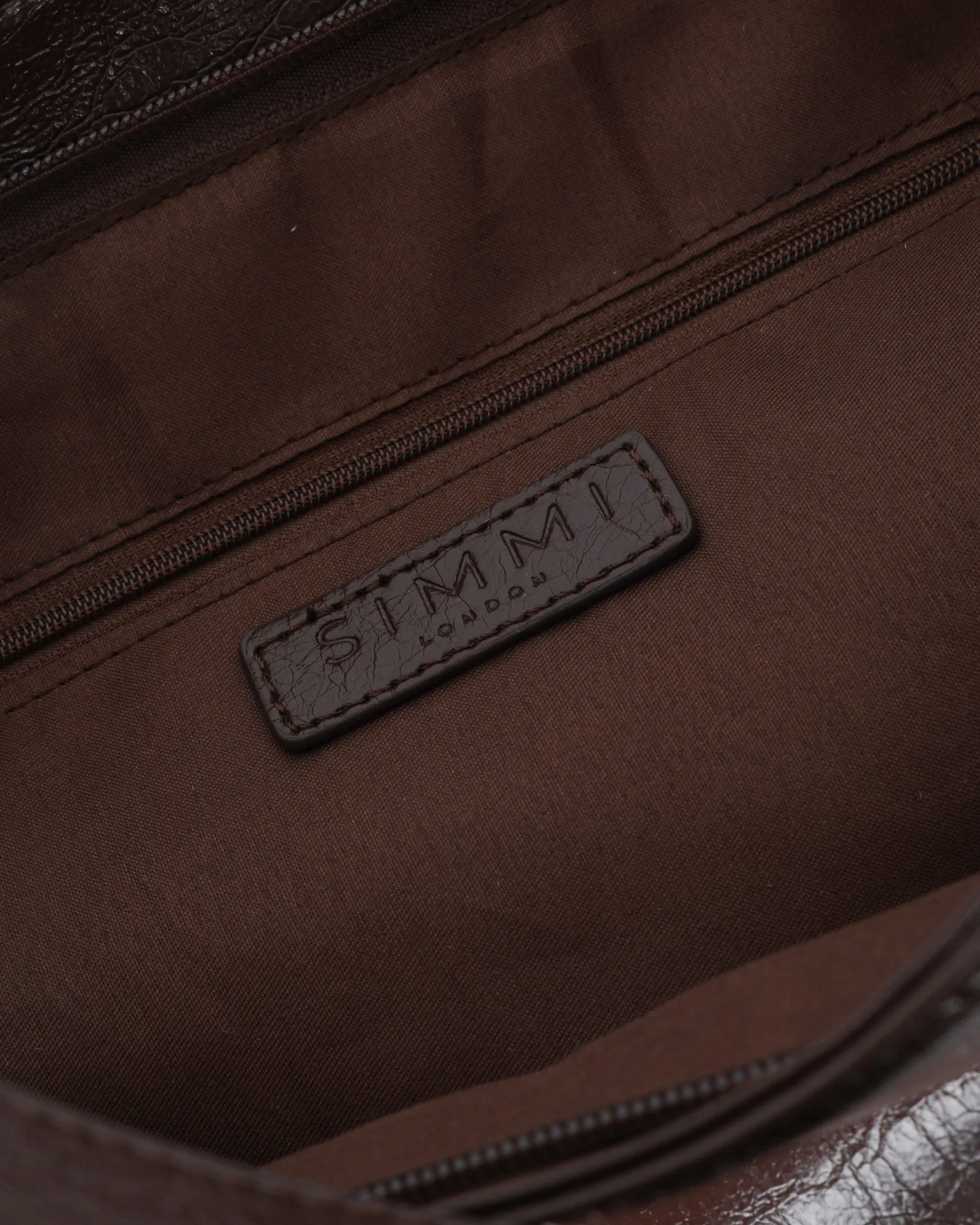 Artemis Large Brown Shoulder Bag sold by Simmi London product image thumbnail 3