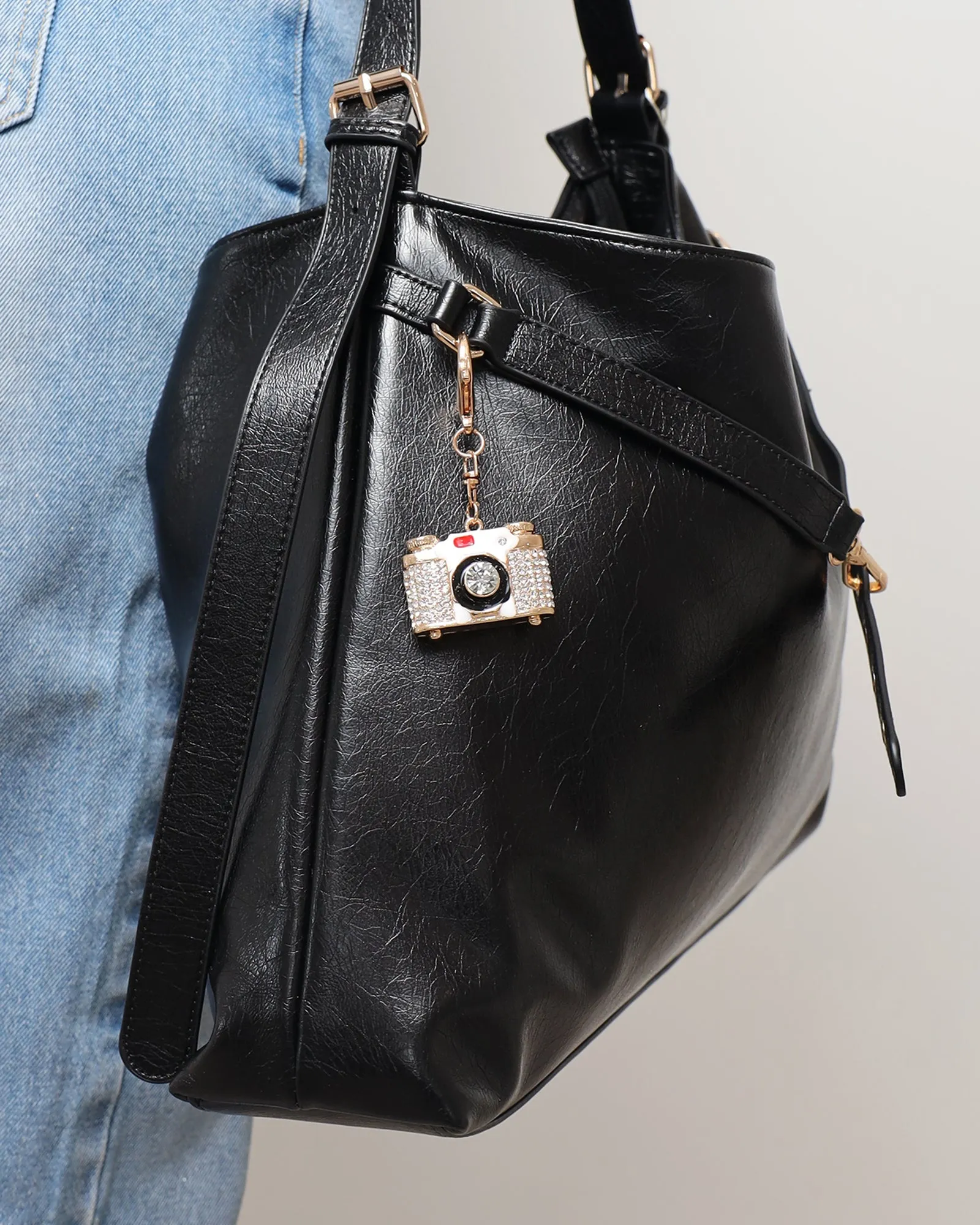 Pixie Gold Camera Charm sold by Simmi London