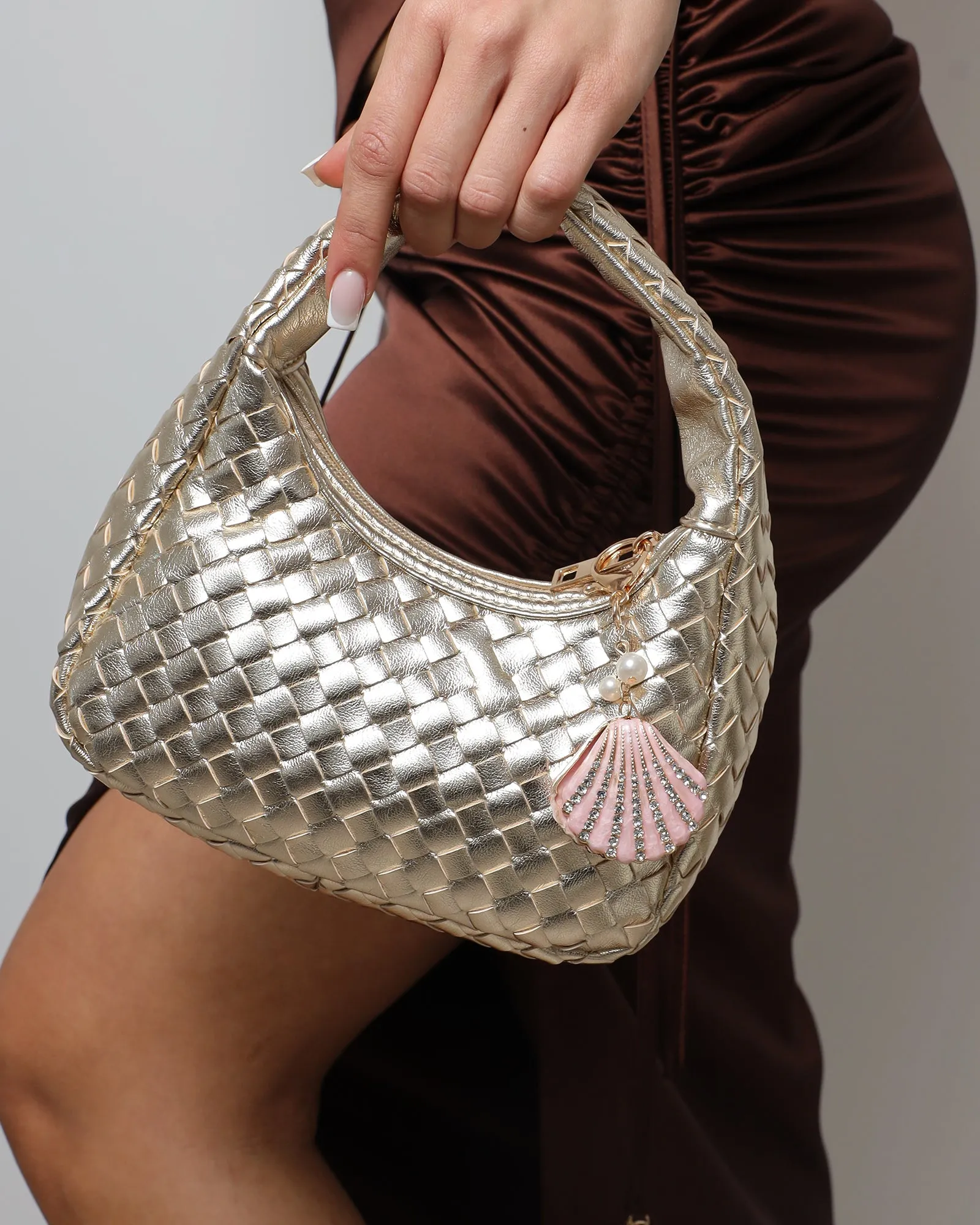 Shelby Pink Shell Charm sold by Simmi London