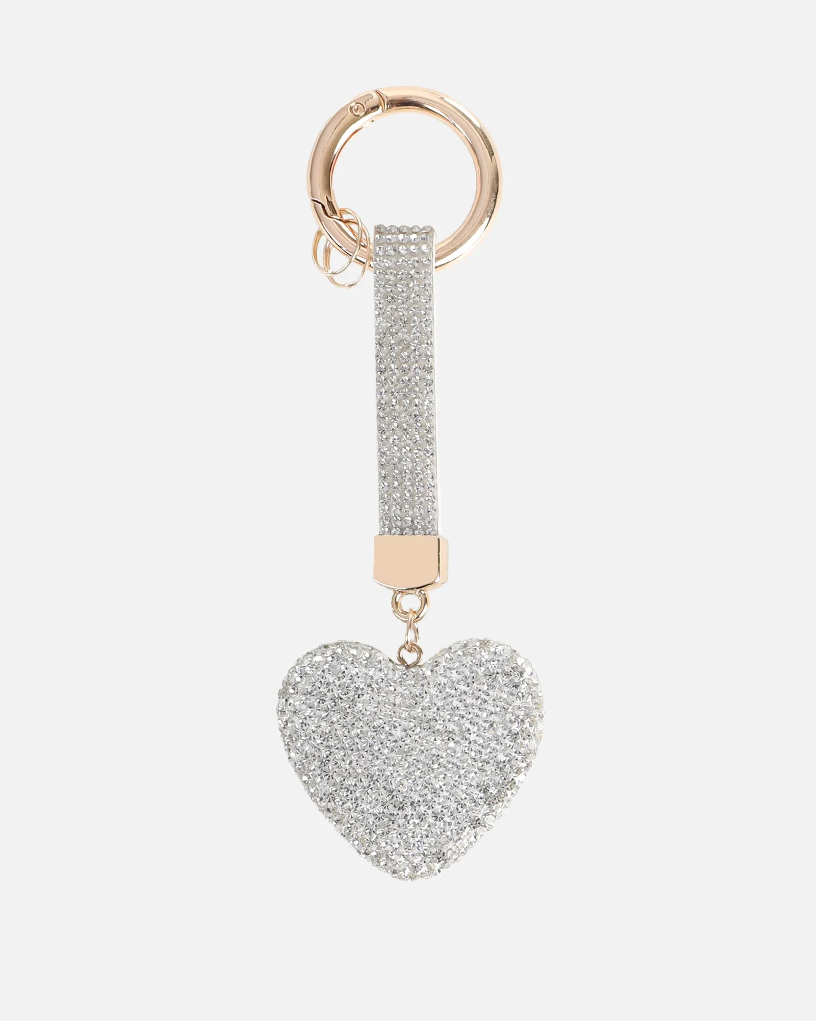 Lumi Silver Diamante Heart Charm sold by Simmi London product image thumbnail 2