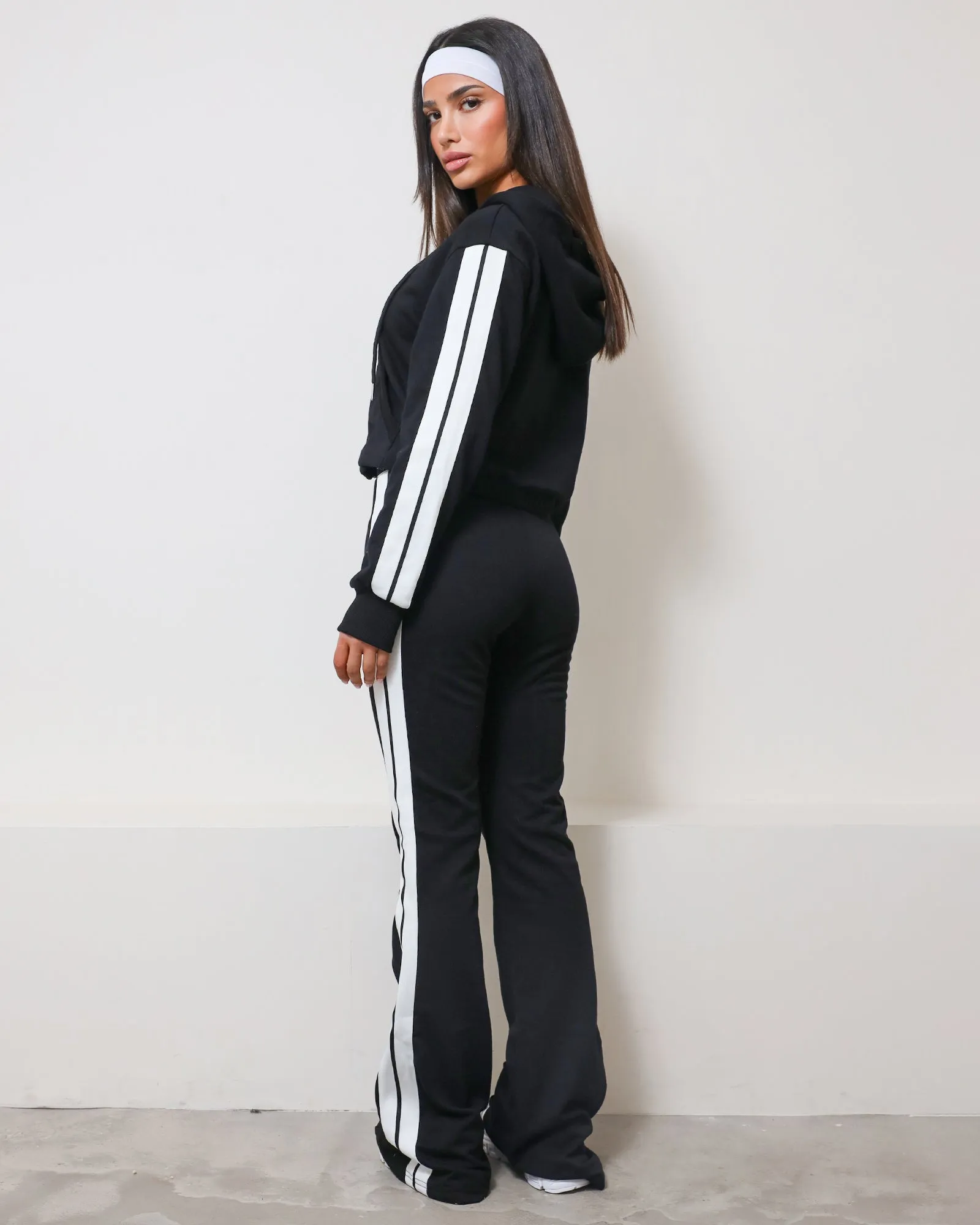 Ellis Black Tracksuit Set sold by Simmi London product image thumbnail 4