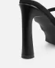 Wosha Black Lycra Mules sold by Simmi London