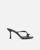 Maureen Black Gold Detail Mules sold by Simmi London