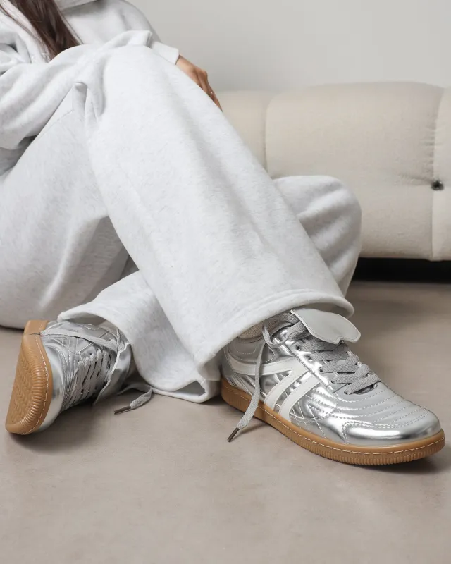 Harri Silver Trainers sold by Simmi London