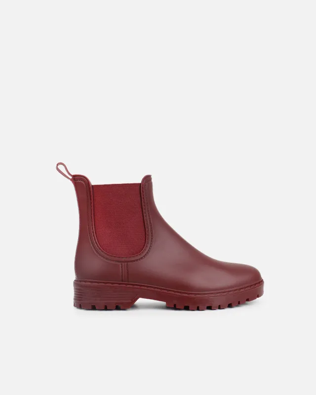 Hartley Burgundy Wellington Chelsea Boot sold by Simmi London