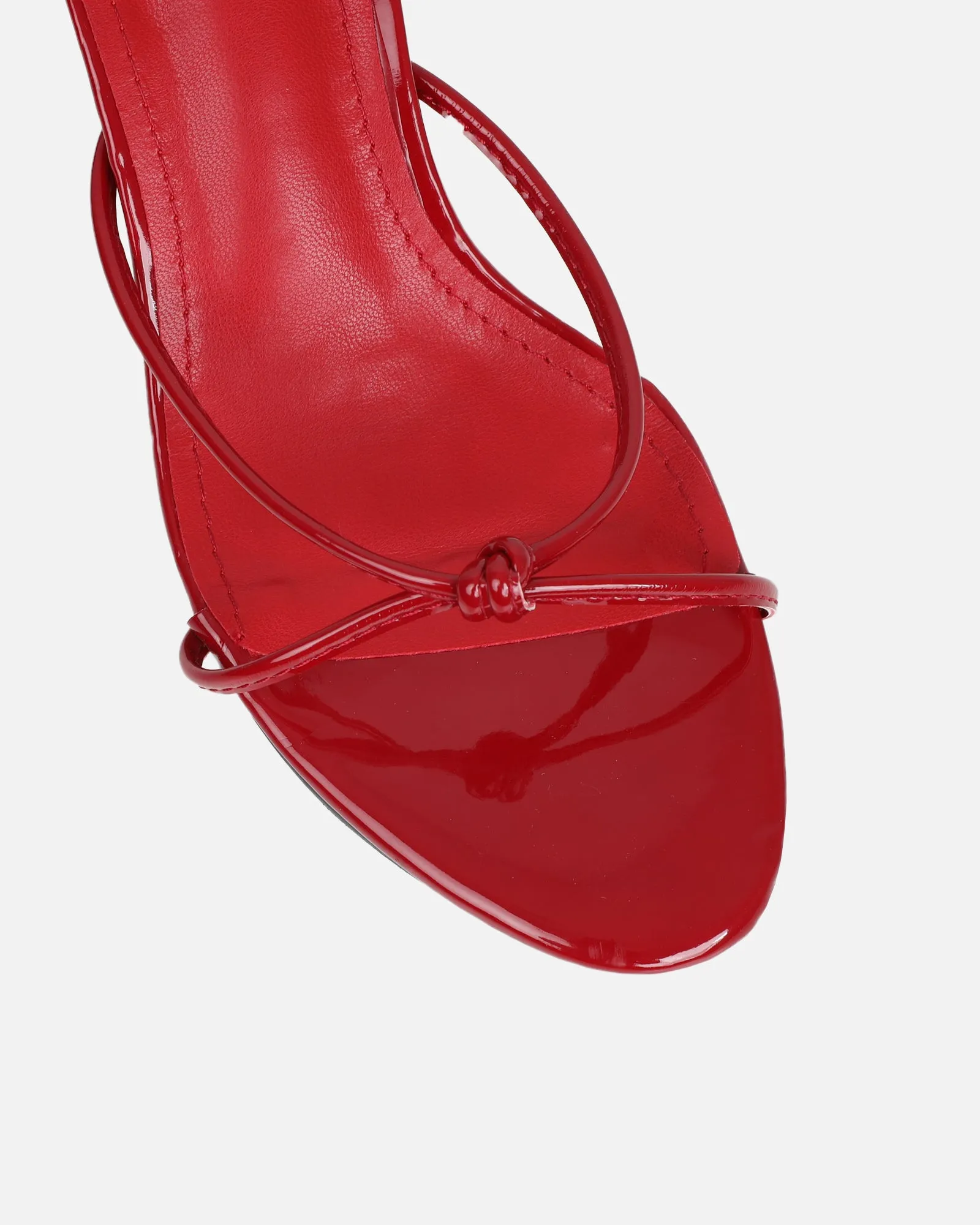 Mines Burgundy Patent Mid Heel Mules sold by Simmi London product image thumbnail 4