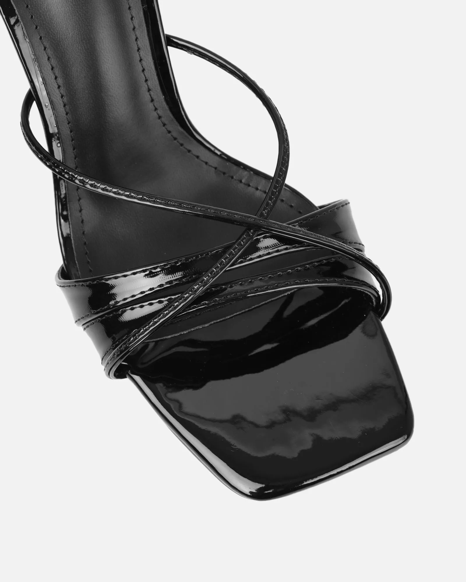 Danique Black Patent Mules sold by Simmi London product image thumbnail 4