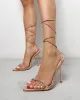 Felicity Gold Mirror Snake Diamante Heels sold by Simmi London
