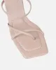 Jayana Nude Strappy Mules sold by Simmi London