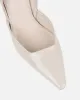 Darcia stone box sling back court shoes sold by Simmi London