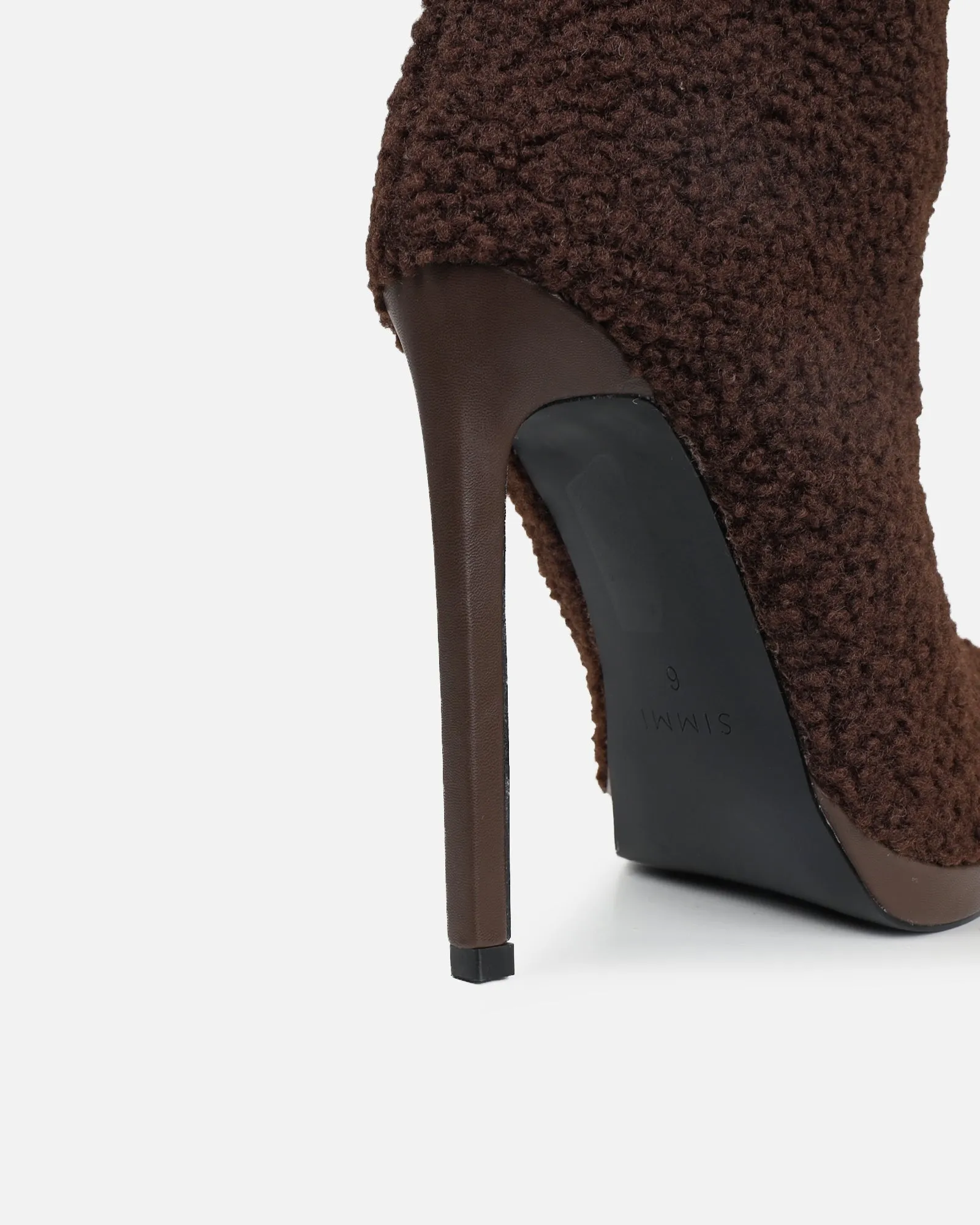 Hamilton Brown Borg Knee Boots sold by Simmi London product image thumbnail 3