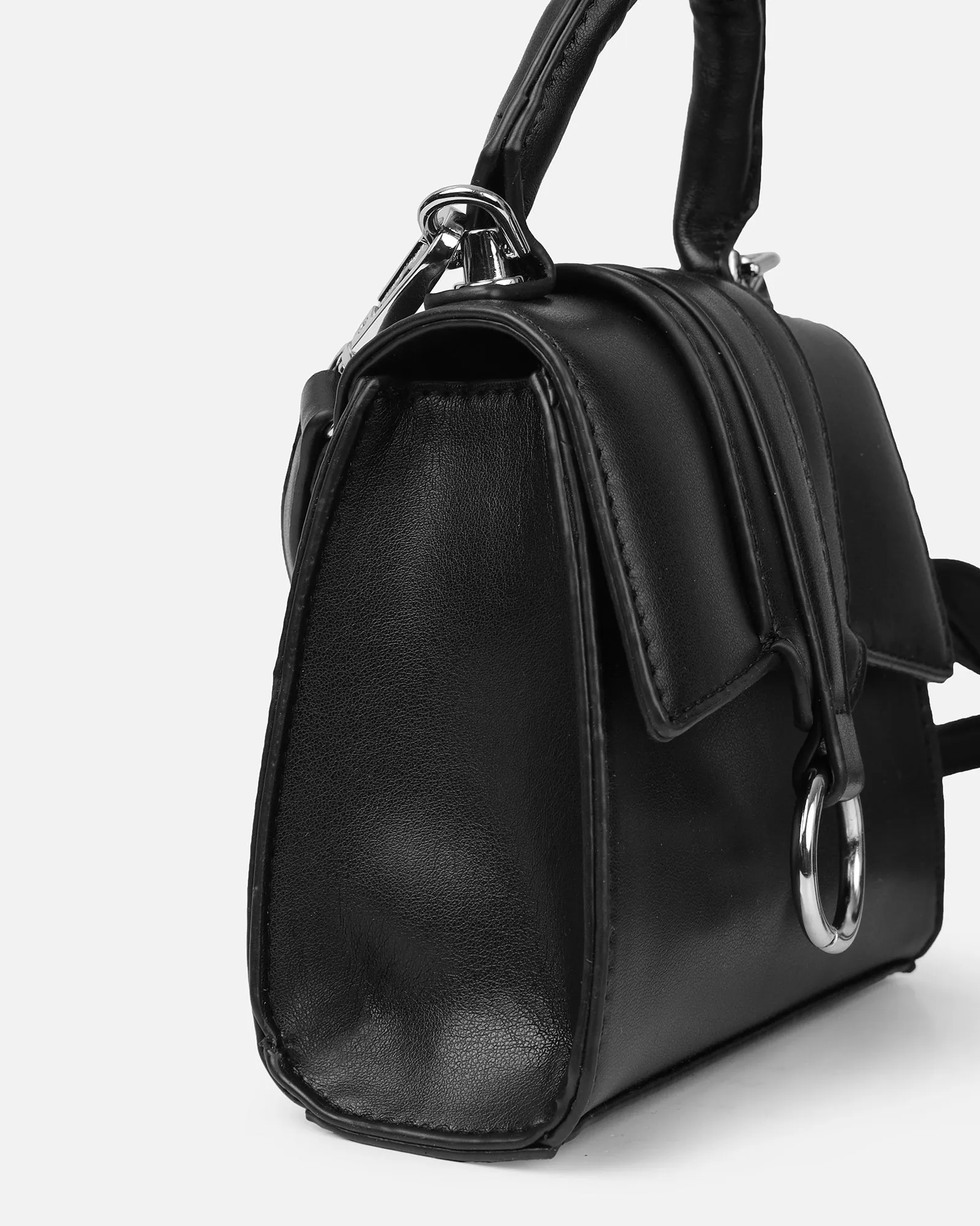 Amarilla Black Top Handle Mini Bag sold by Simmi London product image thumbnail 2