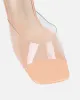 Josephine Clear Nude Patent Heeled Sandals sold by Simmi London