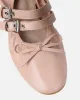 Octavio Nude Scrunch Ballet Flats sold by Simmi London