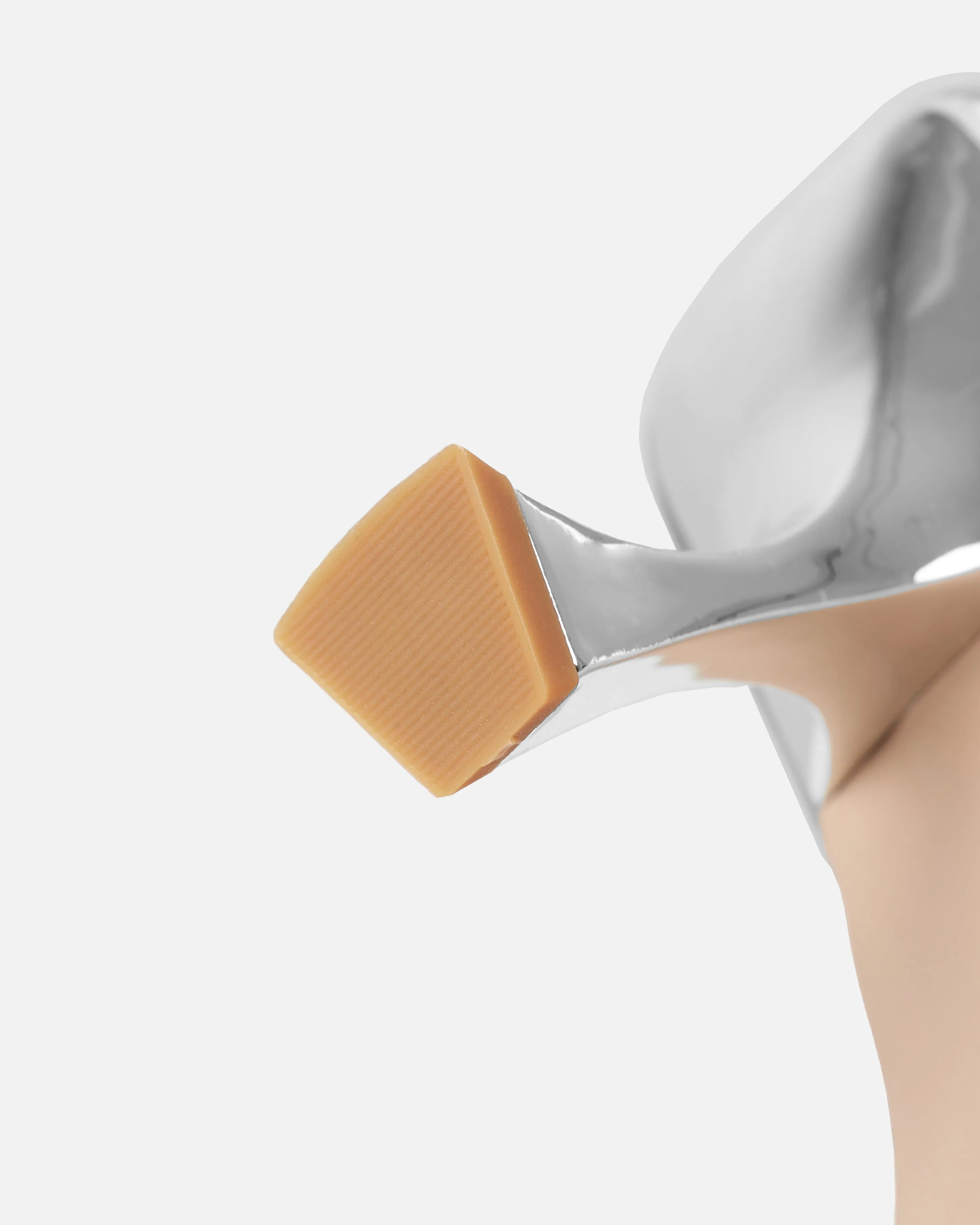 Alanis Silver Clear Diamante Slingback Mid Heel Courts sold by Simmi London product image thumbnail 3