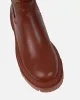 Tommo Tan Flat Chunky Knee High Boots sold by Simmi London