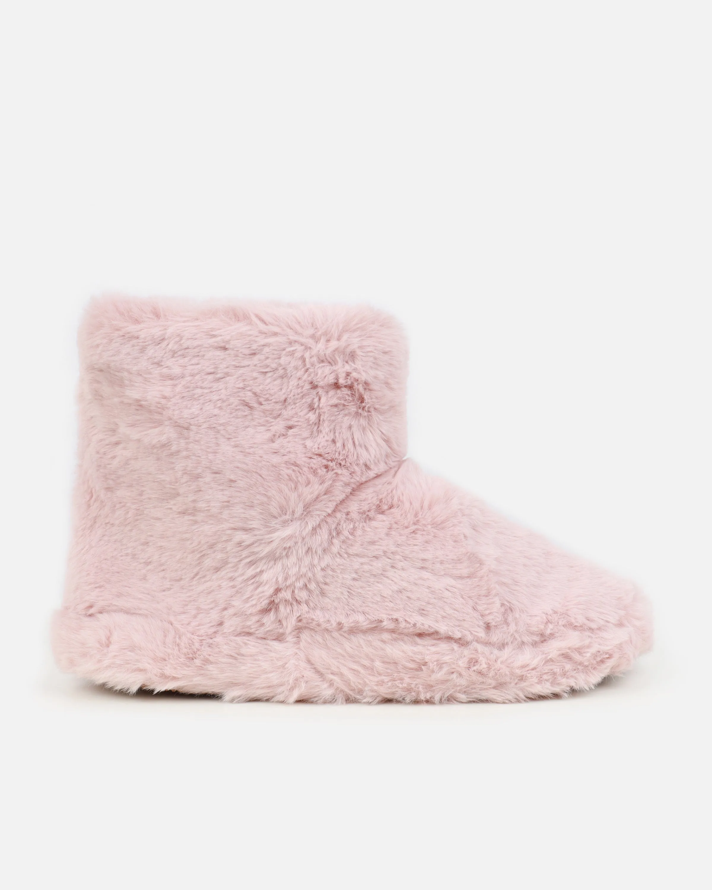 Comfy Blush Fluffy Slipper Boots sold by Simmi London product image thumbnail 2