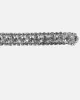 Faiith Clear Silver Metallic Diamante Anklet Heeled Sandals sold by Simmi London