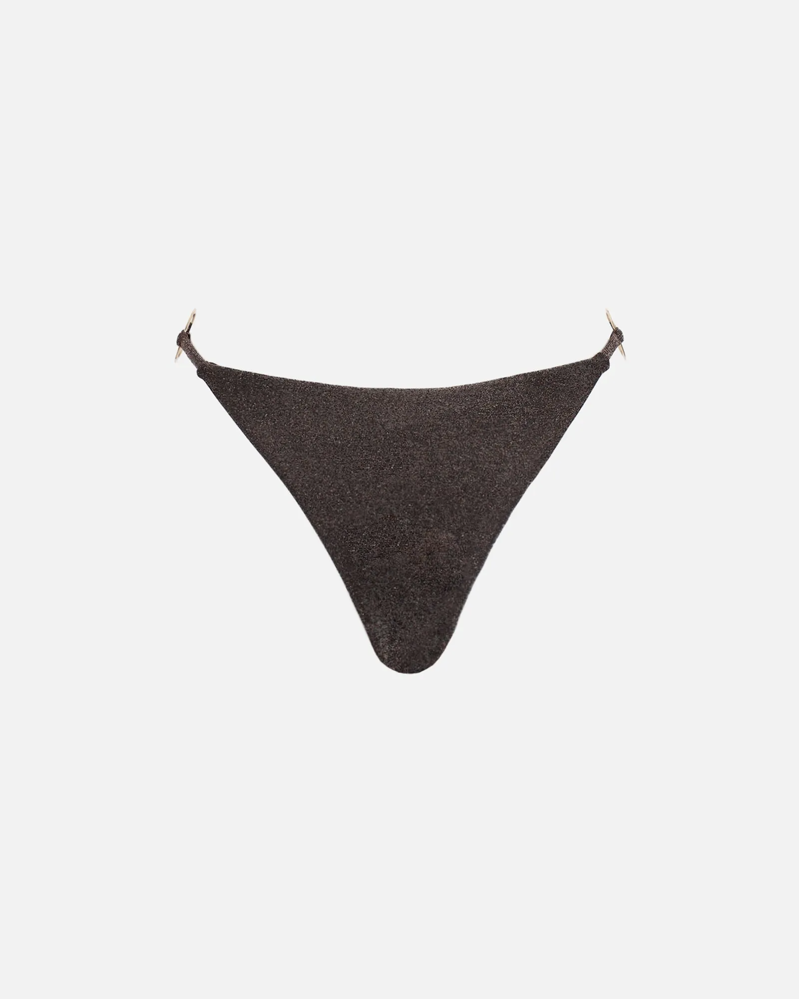 Mali Brown Lurex Bikini Bottoms sold by Simmi London product image thumbnail 5